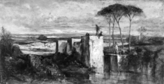 Image for Sunset, Tombs Near Cairo