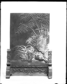 Image for Screen Panel with Bamboo and rockery