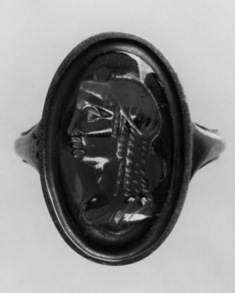 Image for Intaglio with Bust of a Woman Set in a Ring
