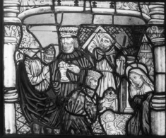 Image for Stained Glass Fragment of the Adoration of the Magi