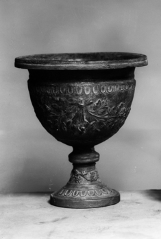 Image for Goblet with Grape Vine Decoration in Relief