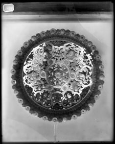 Image for Ornamental Dish with Mask Decoration