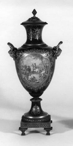 Image for Vase with Military and Pastoral scenes