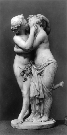 Image for Statuette with Cupid and Psyche