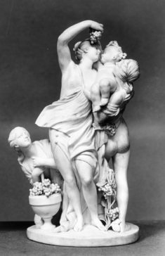 Image for Statuette with Cupid Borne by the Three Graces