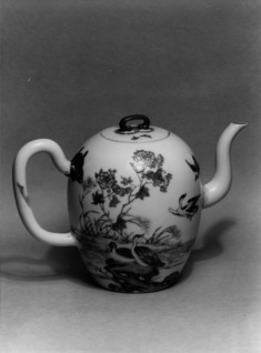 Image for Teapot with Scene of Geese in Landscape