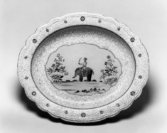 Image for Platter with Elephant and Rider