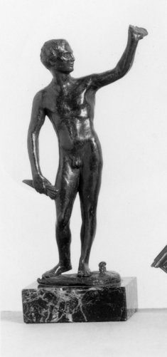 Image for Nude youth standing
