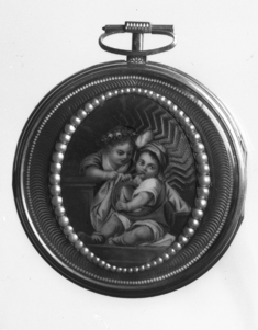 Image for Watch with two children with a hunting horn