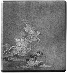 Image for Writing Box with Fenced chrysanthemums