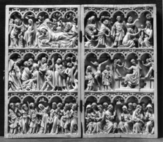 Image for Diptych with Scenes of Christ's Life and Passion