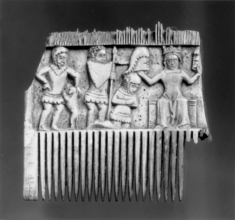 Image for Comb with Lady Love and a Hunting Scene