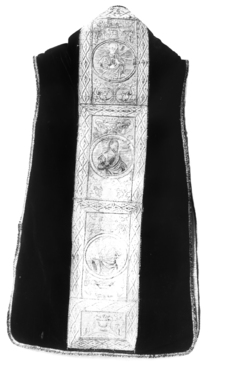 Image for Orphrey on chasuble; Saints