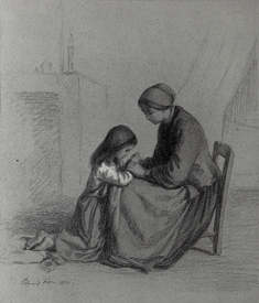 Image for Child Praying at Mother's Knee