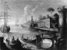 Image for View of a Seaport