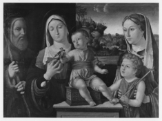 Image for The Holy Family with the Young Saint John the Baptist and Saint Elizabeth (?)