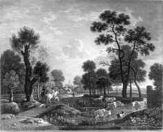 Image for Landscape with Horsemen and Cattle
