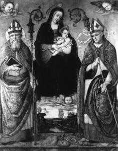 Image for Madonna and Child with St. Nicholas of Bari and a Bishop Saint