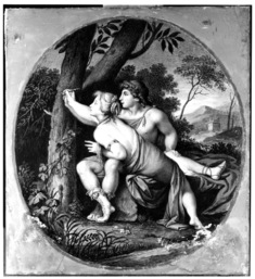 Image for Angelique and Medoro Engraving Their Names on a Tree