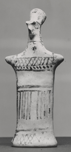 Image for Figurine with Pinched Face and Geometric Decorations