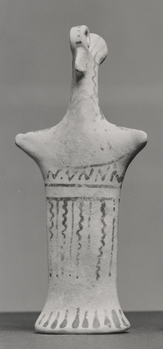 Image for Figurine with Pinched Face and Geometric Decorations