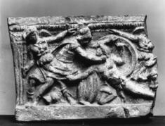 Image for Cinerary Urn Fragment with Battle Scene