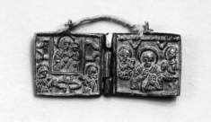 Image for Pectoral Diptych with Virgin Hodegetria and St. Nicholas