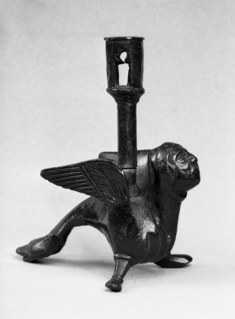 Image for Candlestick with Winged Sphinx