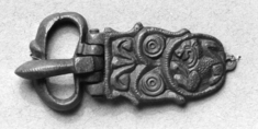 Image for Belt Buckle with a Lion and Scrolls