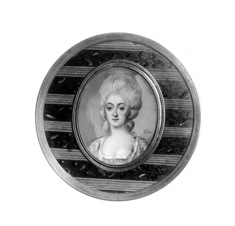 Image for Circular Snuffbox with Portrait of a Lady