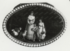 Image for Snuffbox with Mother, Children, and Sheep