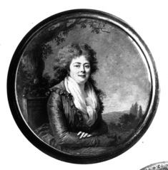 Image for Circular Snuffbox with Portrait of the Marquise d'Orvilliers (?)