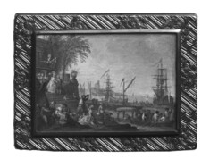 Image for Snuffbox with Harbor Scene