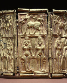 Image for Crown with Goddesses and Ibexes