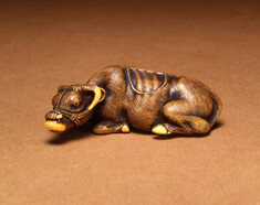 Image for Netsuke of a reclining cow