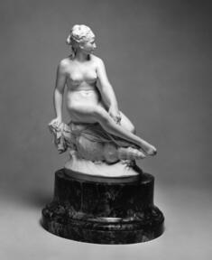 Image for A Nereid Sitting on a Conch Shell