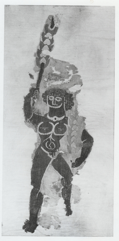 Image for Wall Hanging or Curtain Fragment with Dancer