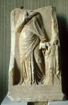Image for Grave Relief of a Woman Depicted as a Muse