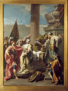 Image for The Sacrifice of Polyxena at the Tomb of Achilles