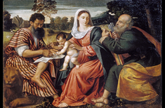 Image for Madonna and Child with Saints Mark and Peter