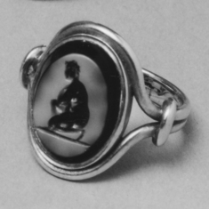 Image for Intaglio with Crouching Venus Set in a Ring