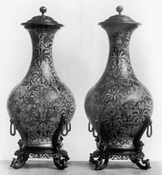 Image for Pair of Covered Vases