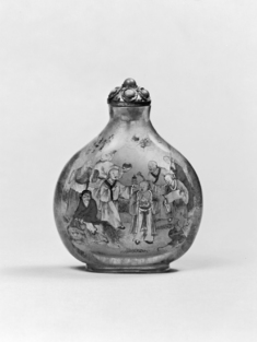 Image for Snuff Bottle with Luohans [Lohans]