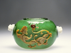 Image for Jar with Design of a Dragon