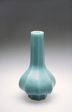 Image for Faceted Vase with Long Neck