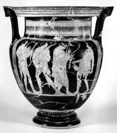Image for Column Krater with Komos