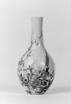 Image for Vase with Pheasants and Flowers