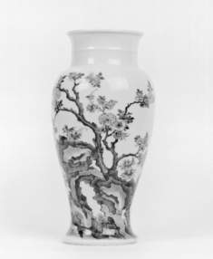 Image for Vase with Plum Tree and Swallows