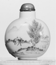 Image for Snuff Bottle with Ox Herder Returning Home