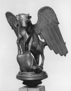 Image for Statuette of the Evangelist Symbol of Luke from a Lectern